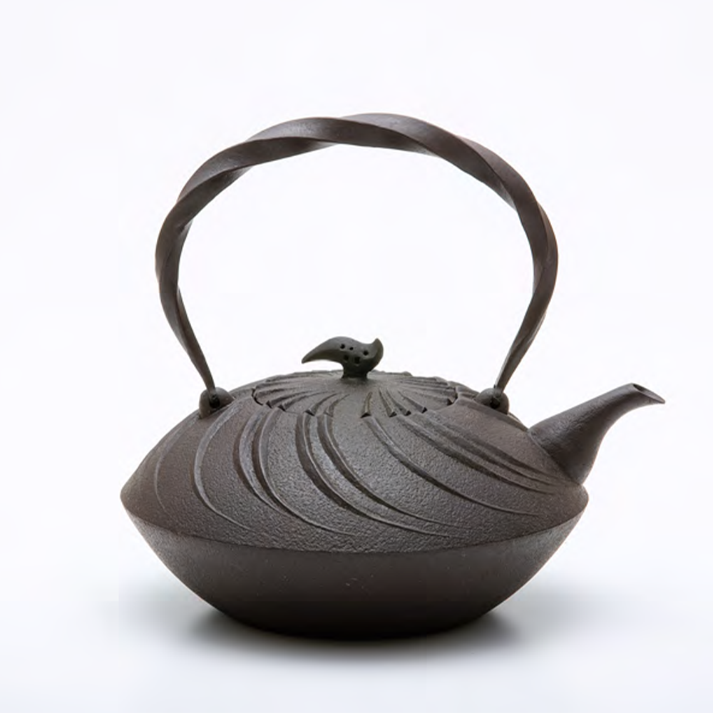 [Pre-order item] Top-shaped iron kettle "Sen"