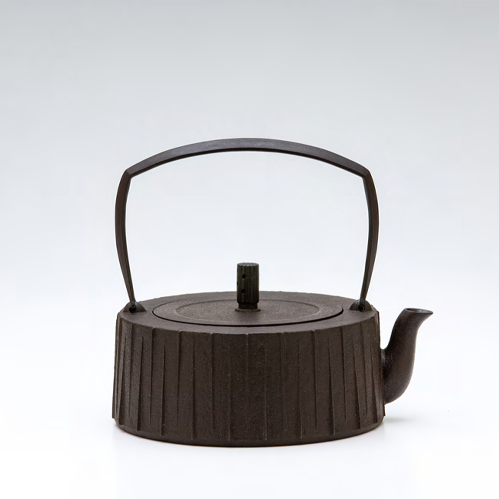 [Pre-order item] Wide-mouthed, straight-line iron kettle