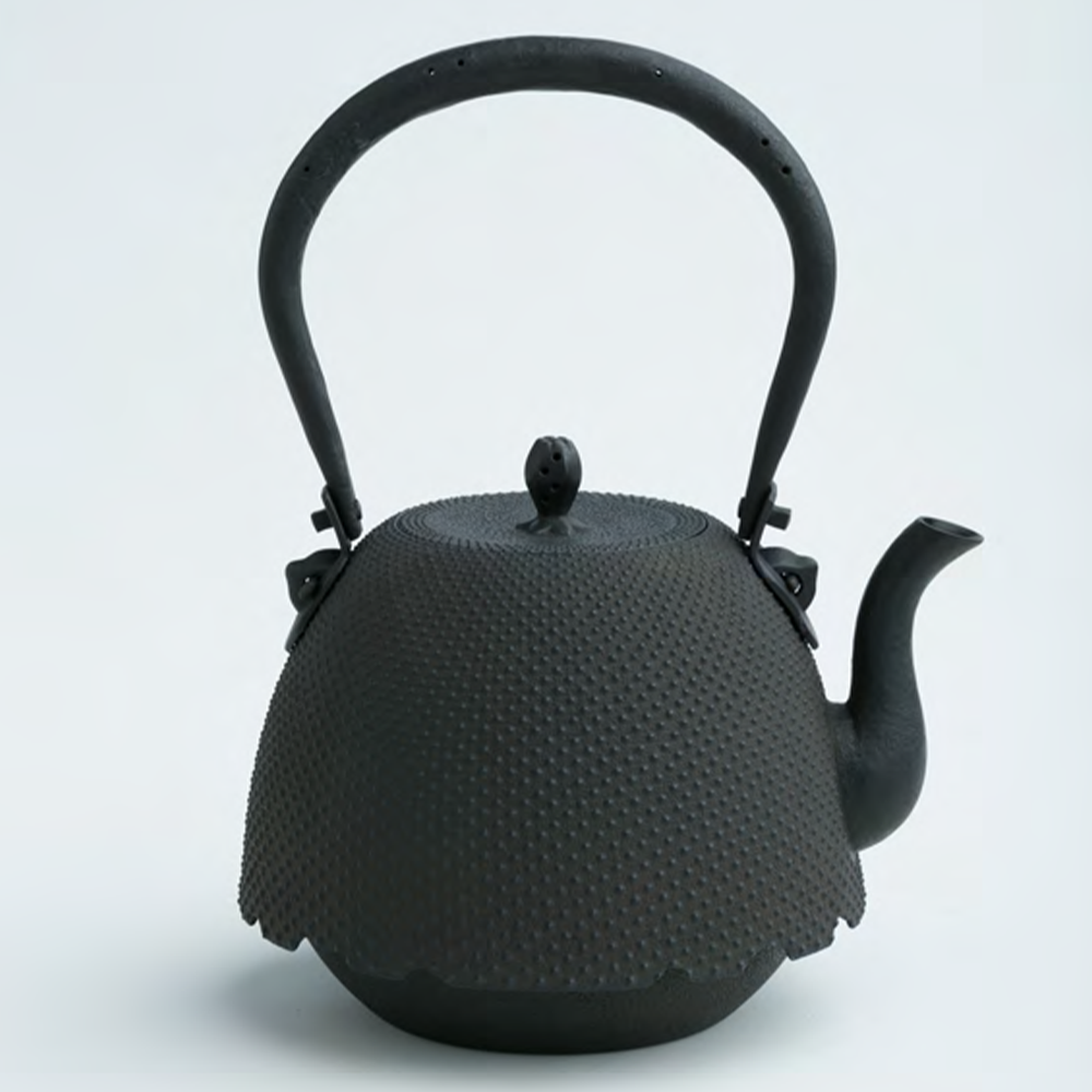 [Pre-order item] Sleet pattern Nambu style iron kettle (large)